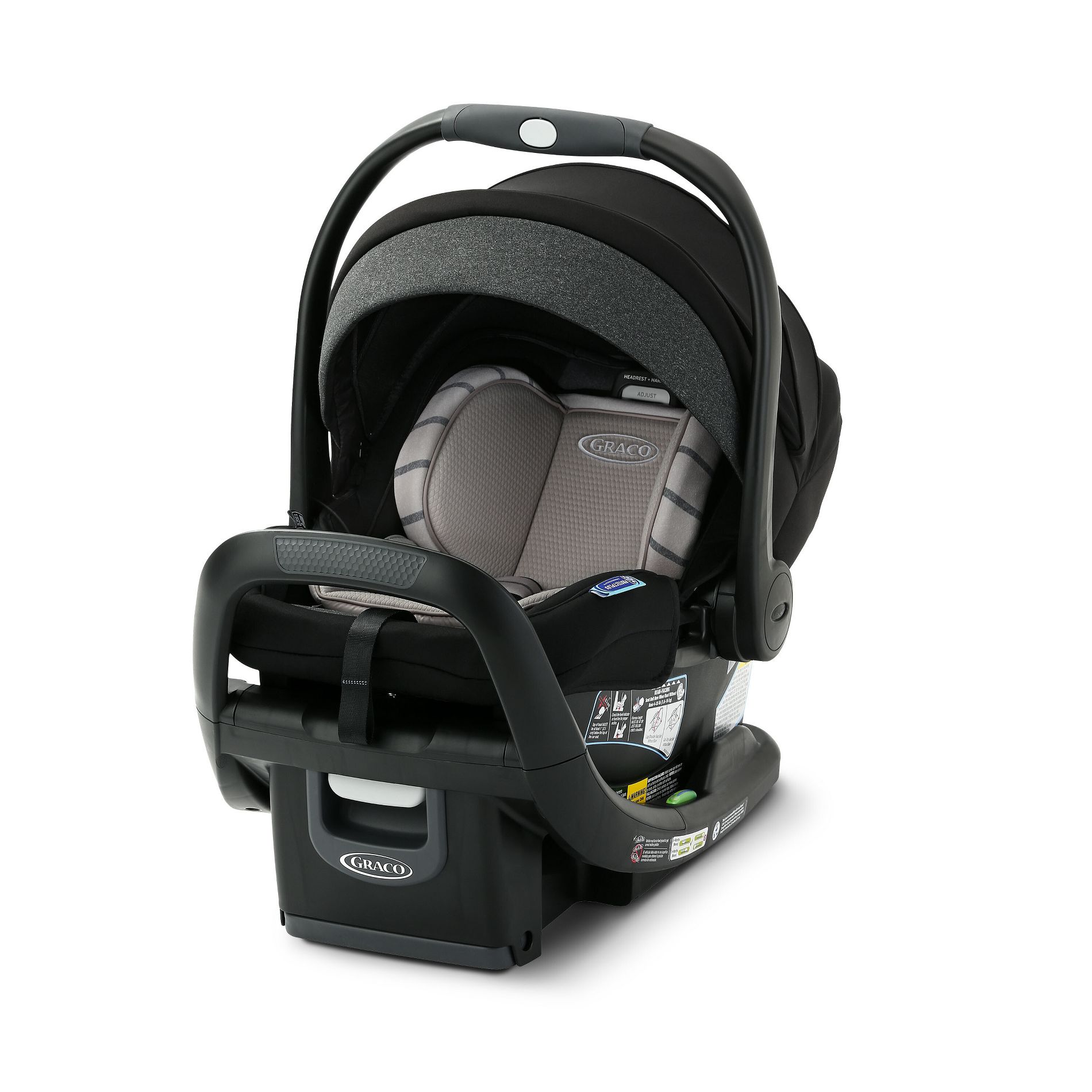 Graco SnugRide SnugFit 35 DLX Infant Car Seat with Anti-Rebound Bar - Maison: LATCH Compatible, Machine Washable
