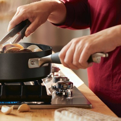 Moonstone Hard-Anodized Nonstick Stockpot with Steamer Insert