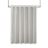 VYNXARIA Sheer Shower Curtain£¬Shabby Chic stripe sheer fabric with light texture and natural hand feel£¬Gray - 2 of 4