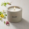 Mini Cement Meadow Soy Blend Jar Candle Gray 5oz - Hearth & Hand™ with Magnolia - image 2 of 3