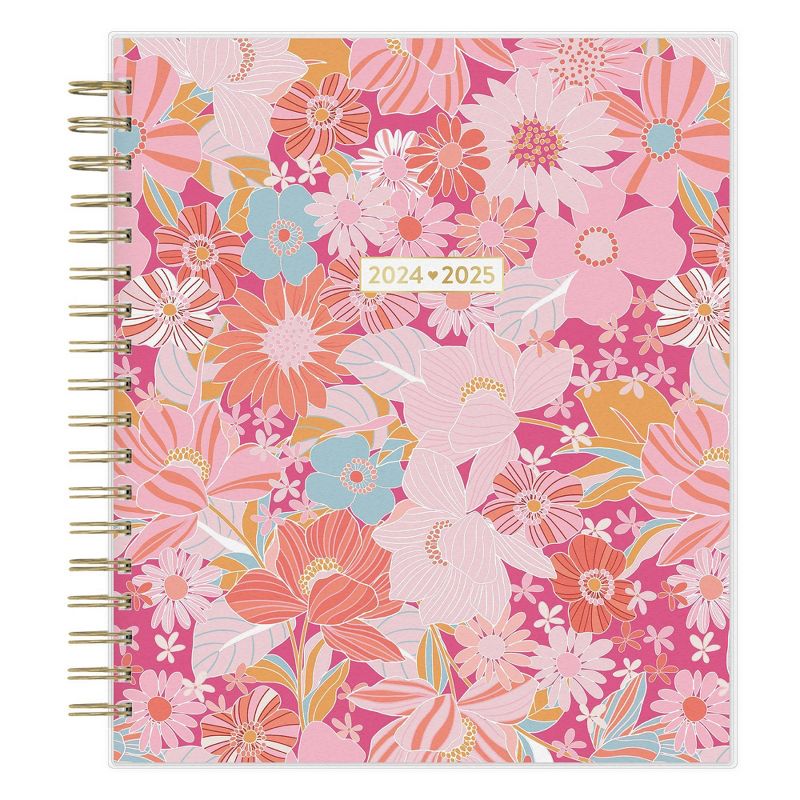 Color Me Courtney for Blue Sky 2024-25 Daily/Monthly Planner 10&#34;x8&#34; Frosted PP Bloom Pink, 1 of 14