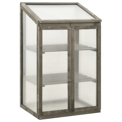 vidaXL Greenhouse 23.6Inchx17.7Inchx39.4Inch Firwood