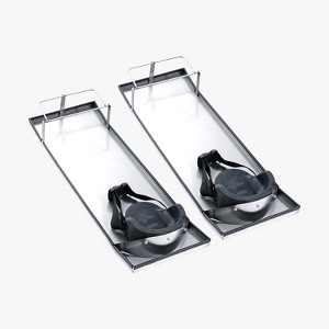 VEVOR Concrete Knee Boards Stainless Steel, 30'' x 10'' Concrete Sliders, Knee Boards For Concrete, Concrete Knee Pads Moving Sliders - 1 of 4