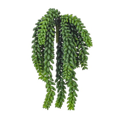 13" Artificial Donkey's Tail Bush - Vickerman: Indoor/Outdoor Decorative Faux Greenery