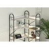 Space-Saving 5-Tier Industrial Corner Bookshelf with Metal Frame and Open Shelves for Living Room or Office-3irtyhousy - 2 of 4