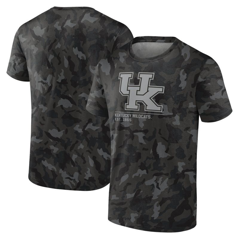 NCAA Kentucky Wildcats Men&#39;s Camo Bi-Blend T-Shirt, 1 of 4