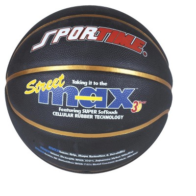 Sportime Junior StreetMax Basketball, 27-1/2 Inches, Black