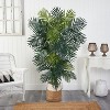 HomeStock  6.5 ft. Artificial Palm Tree in Planter for Indoor/Outdoor - 3 of 4