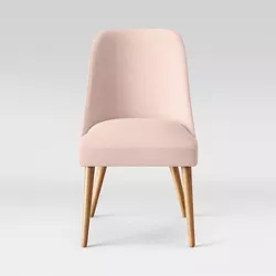 Geller Modern Dining Chair Blush/Chestnut - Project 62™