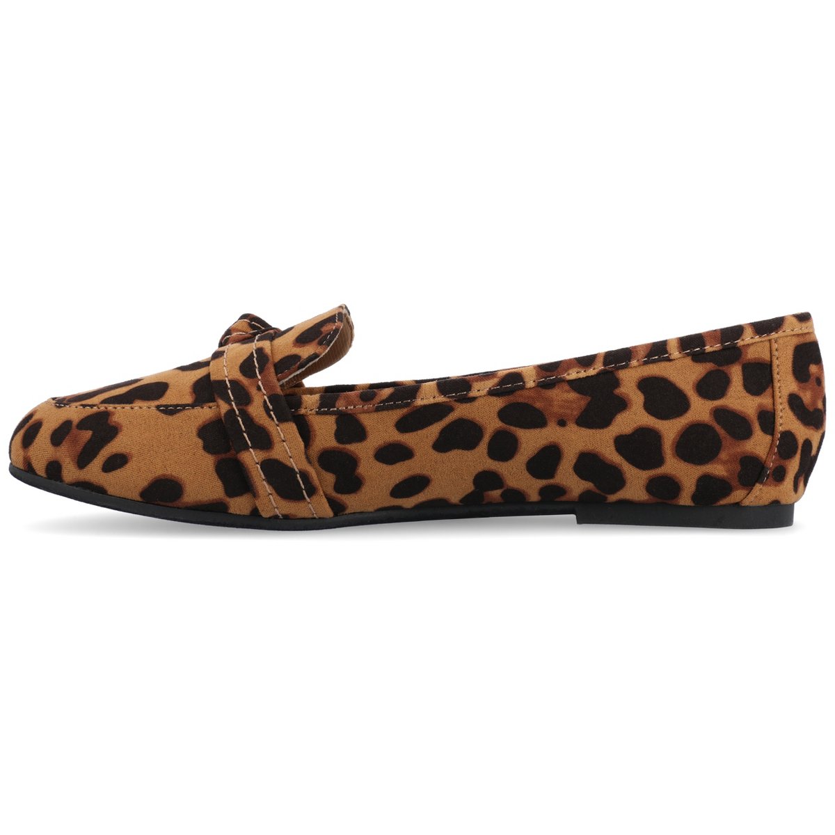 Женские туфли Journee Collection Women's Marci Slip On Round Toe Loafer Flats Leopard 8 — фото 2