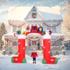 9ft Christmas Sock Arch Holiday Arch Decoration Christmas Inflatable - 3 of 4