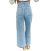 Women's Pearl Trim Straight Leg Jeans - FANTASTIC FAWN - 2 of 3