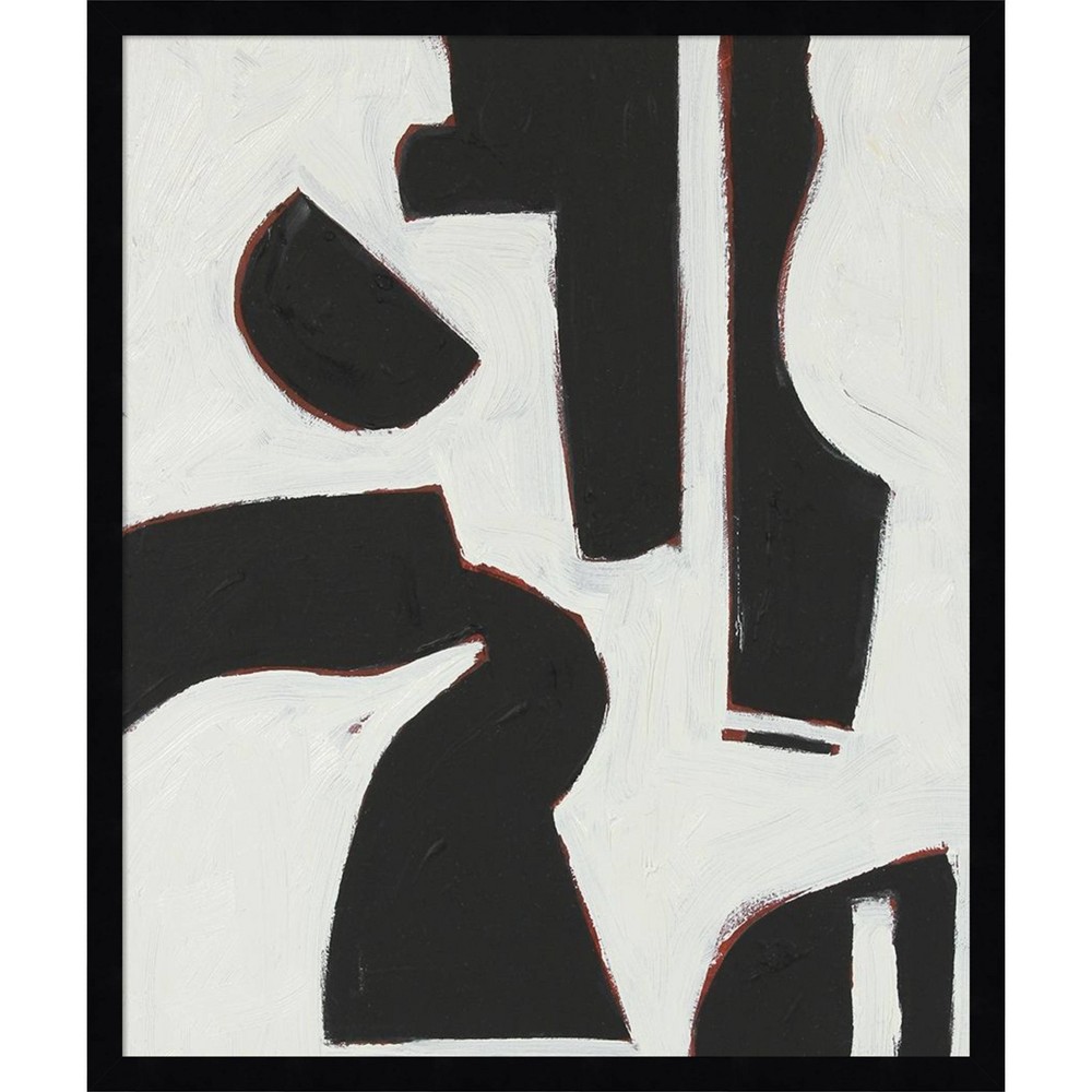 Photos - Other Decoration 21" x 25" Six String I by Rob Delamater - Amanti Art: Modern Abstract Lithograph, Hardwood Frame