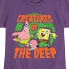 Girls' - SpongeBob SquarePants - Creatures Of The Deep Fitted Short Sleeve Graphic T-Shirt - 2 of 4