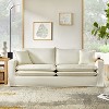 Raimund Modern Slipcovered Sofa with Reversible Cushions and Solid Wood Cup Holder | ARTFUL LIVING DESIGN - White - 2 of 4
