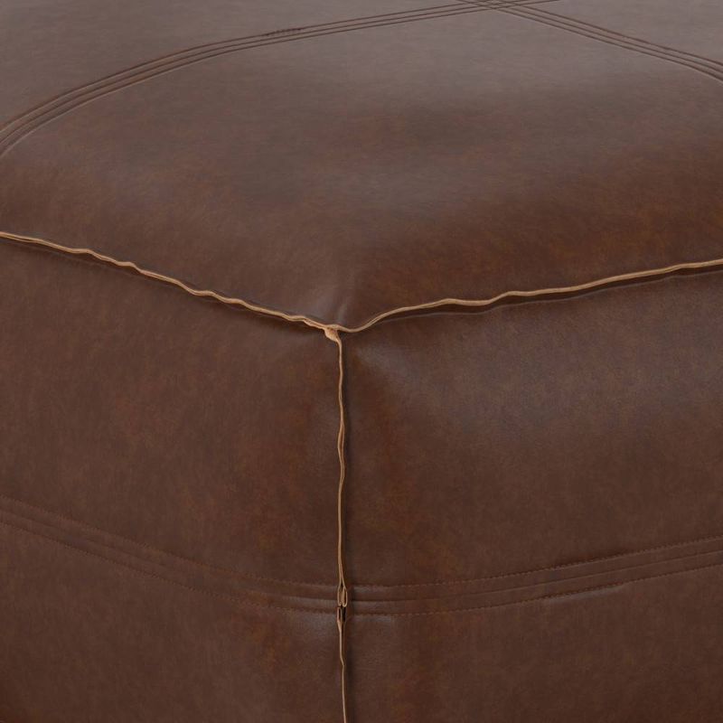 Wendal Large Square Coffee Table Pouf - WyndenHall, 3 of 8