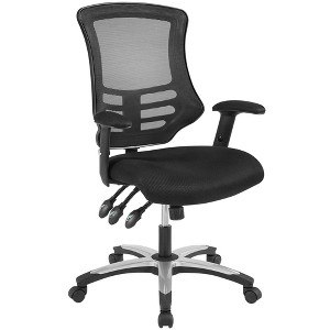 Modway Calibrate Mesh Office Chair Black - 1 of 4