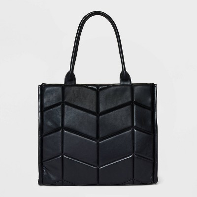 Vr Nyc Nikki Multi Zip Messenger Shoulder Handbag - Black : Target