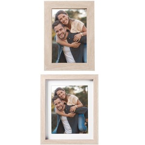 REGALWOVEN Rustic Table Top Farmhouse Texture Distressed Photo Frames Picture Frame - 1 of 4