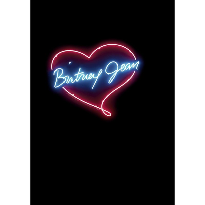Men's Britney Spears Jean Neon Heart Sweatshirt, 2 of 5