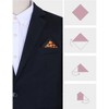 INSPIRE CHIC Men's Gradient Color Silky Leopard Pocket Squares - 3 of 4
