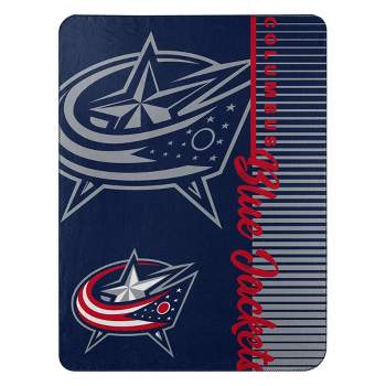 NHL Columbus Blue Jackets Double Sided Cloud Throw Blanket
