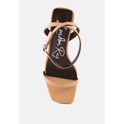 Mooncut Ankle Strap Block Heel Sandals - image 4