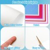 Unique Bargains Glitter 250gsm Sparkly Gold Card Stock Gold 10 Pcs - 3 of 4