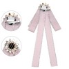 Elerevyo Women's Ribbon Brooches Elegant Bow Neck Tie 1 Pc - 3 of 4