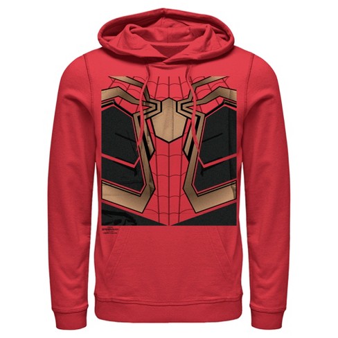 Marvel Spider-Man Pull Over With Hood size 7 New