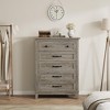 7 Drawer Dresser for Bedroom,54 Inch Wide Wood Storage Chest, Freestanding Closet Organizer for Living Room, Entryway - 3 of 4