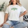 Simply Sage Market Women's Embroidered Lucky Varsity Clover St. Patrick's Day Short Sleeve Garment Dyed Tee - 2 of 3