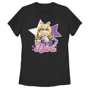 Women's The Muppets Diva Piggy T-Shirt - 1 of 4