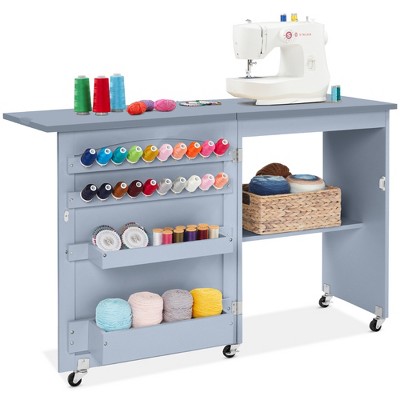 Best Choice Products Sewing Machine Table & Desk W/ Craft Storage And ...