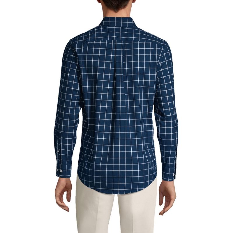 Lands' End Men's Traditional Fit No Iron Twill Shirt, 2 of 5