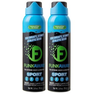 FunkAway Extreme Odor Eliminating Sport Spray - 2pk - 1 of 4