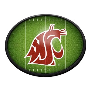 College Football On the 50 Design Oval Slimline Lighted Wall Sign - 1 of 4