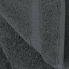 Premium Cotton Turkish Towels, 4 - Piece, 30x60 Inches, Dark Gray - 3 of 4