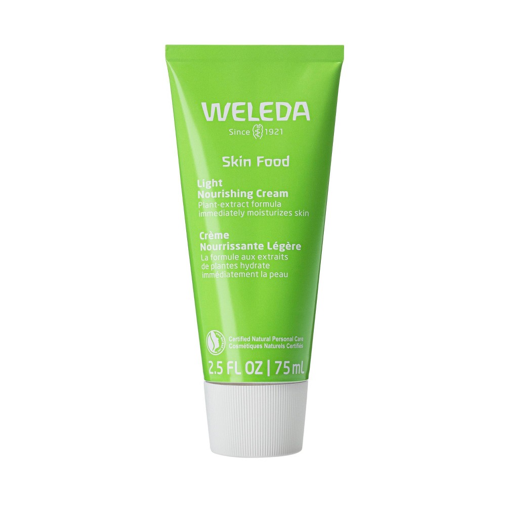Weleda Skin Food Light Moisturizer Cream - 2.5 fl oz: For Normal & Dry Skin, Soothing, Paraben-Free, Contains Shea Butter