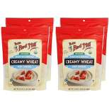 Bob's Red Mill Organic Creamy Wheat Hot Cereal - Case of 4/24 oz