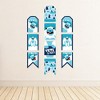 Big Dot of Happiness Yeti to Party - Hanging Vertical Paper Door Banners - Abominable Snowman Party Birthday Party Wall Decor Kit - Indoor Door Decor - 3 of 4