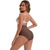 INSPIRE CHIC Women's High-Waisted Tummy Control Butt Lifting Seamless Solid Body Control Panties 2 Packs - 2 of 4