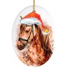 Watercolor Horse Christmas Ornament| OrnamentallyYou - 3 of 3