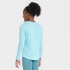 Girls' Tune Squad Slam Dunk Long Sleeve Graphic T-Shirt - Aqua Green - 3 of 3