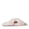 Dearfoams Women's Jessica Furry Crossband Slide Slipper - 3 of 4