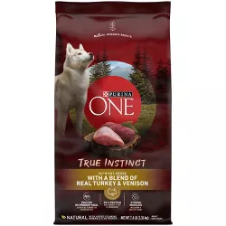Purina ONE SmartBlend True Instinct with a Blend of Real Turkey & Venison Adult Dry Dog Food