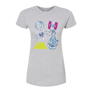 Women's - Star Wars - Ship Grid Fitted Graphic T-Shirt - 1 of 2
