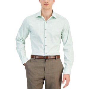 Alfani Mens Alfatech's Repreve Button Down Dress Shirt - 1 of 1