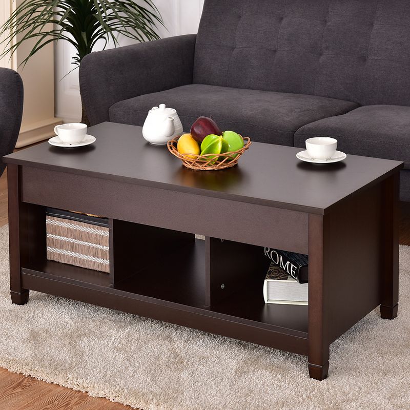 Tangkula Multifunctional Modern Lift Top Coffee Table Desk Dining Furniture For Home, Living Room, Decor, 2 of 11