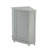 Chery Life Bathroom Cabinet Triangle Corner Storage Cabinet with Adjustable Shelf - 2 of 4